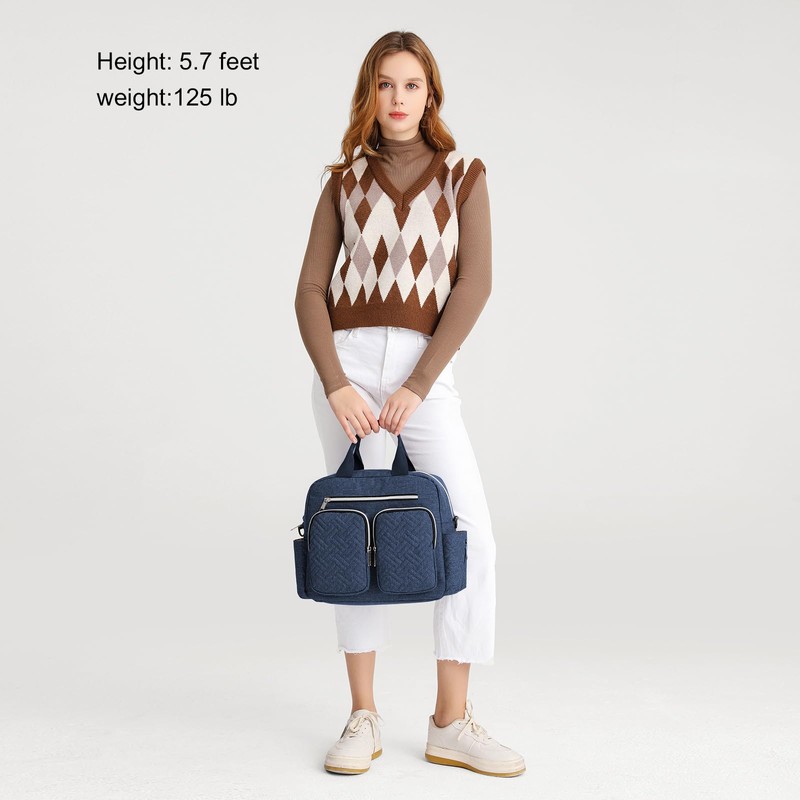 Kono Baby Changing Bag Weekender Travel Nappy Tote for Mom