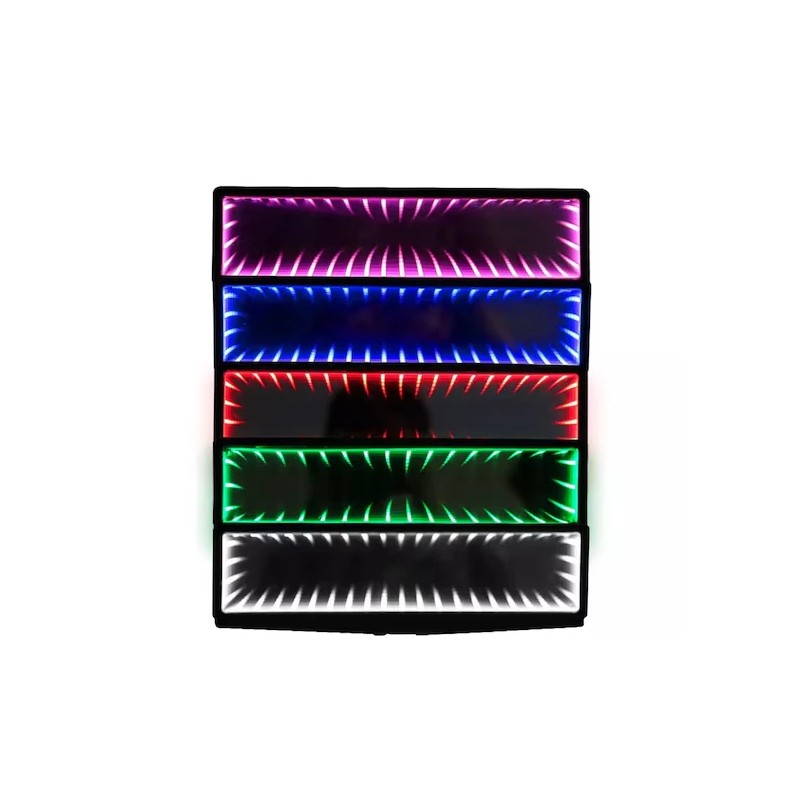 LED BLACKHOLE MIRROR Car Mirror LED Rearview Blackhole Universal Clip