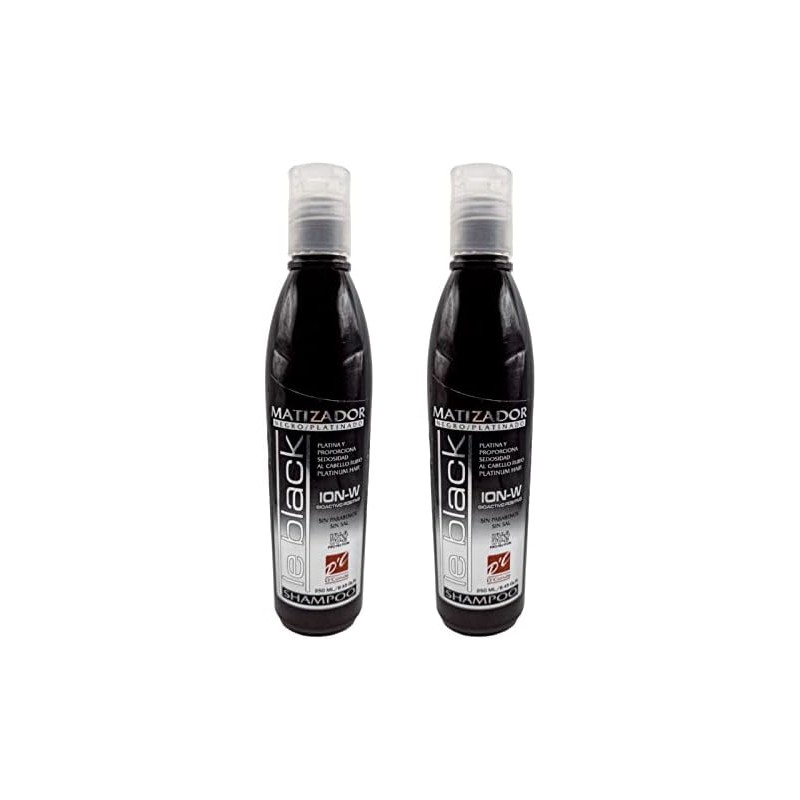 Kit 2 Piezas de Shampoo Le Black Matizador Negro Di
