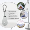 DBREAKS Stainless Steel Pulley, Rope Block with 25 mm Roller,