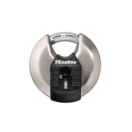 Master Lock 1-1/2 in. H x 1 in. W x 2-3/4 in. L Steel Dual Ball Bearing Locking Disk Padlock 1 pk