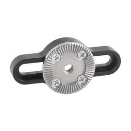 CAMVATE Standard M6 rosette connection adapter bracket with two 1/4 inch - 20 screws