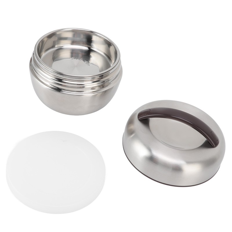 0.8L Vacuum Insulated Lunch Box 304 Stainless Steel Leakproof Portable
