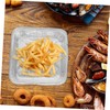 NOLITOY 30pcs Aluminum Foil Baking Trays Square Disposable Loaf Pans
