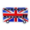 Graphic Dust UK United Kingdom Bus Coach London Embroidered Iron