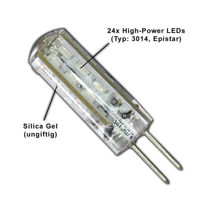 PB-Versand 3x G4 LED 1.5 Watt Dimmable Lamp Red/Red Light