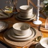GBHOME Ceramic Dinnerware Sets for 4, 12 Pieces Stoneware Plates