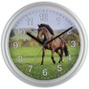 SELVA Children's Wall Clock - Horse Motif - ABS Case