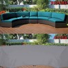 Curved Sofa Cover UCARE Outdoor Patio Furniture Cover Couch Sectional
