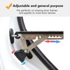 QIOON Car Door Step, Foldable Door Hook Step Pedal for