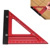 Woodworking Triangle Ruler Aluminum Alloy High Accuracy Portable Rafter Square