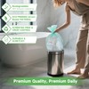 Garbage Bags 13 Gallon Tall Kitchen - Clear Green Biodegradable
