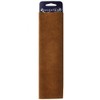 Realeather 153829 Crafts Suede Trim Piece 8.5"X11", Medium Brown
