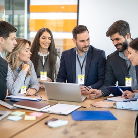 ID Card Holder with Strap, Vordas 20 Pieces Card Case with Strap, Lanyard with Card Holder for ID Clip Credit Cards, Lanyard with Card Holder for Business Exhibition and Office