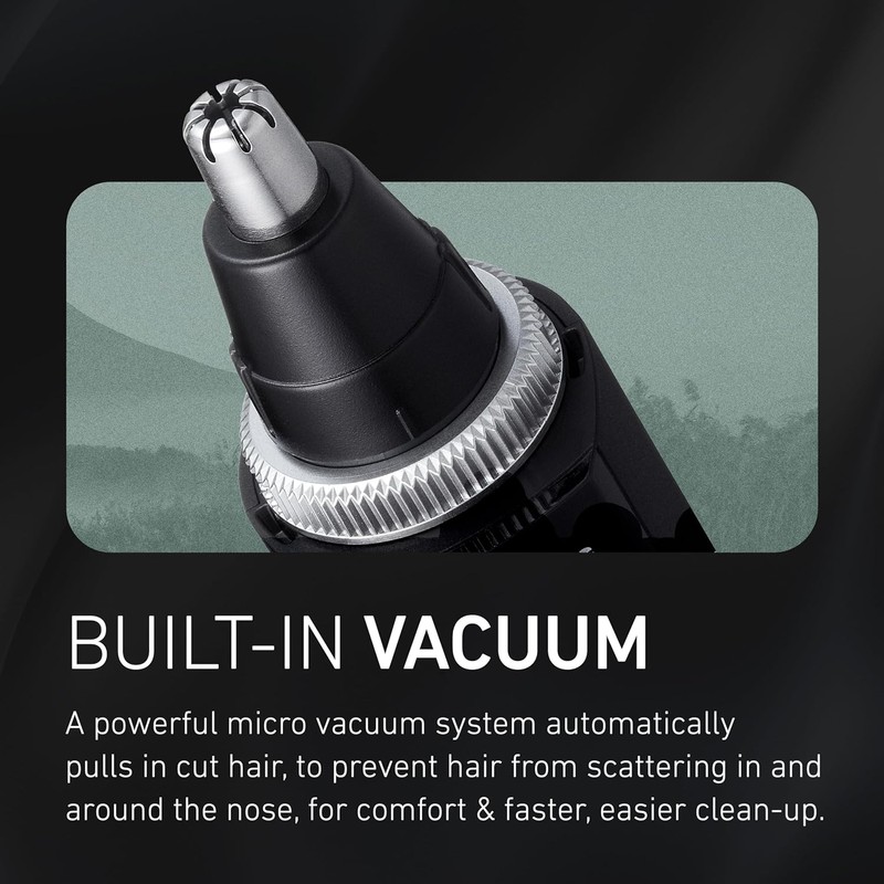 Panasonic Ear and Nose Hair Trimmer for Men with Vacuum