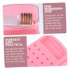 Healvian Nail Drill Bit Organizer 30-slot Cleaning Case Manicure Supply