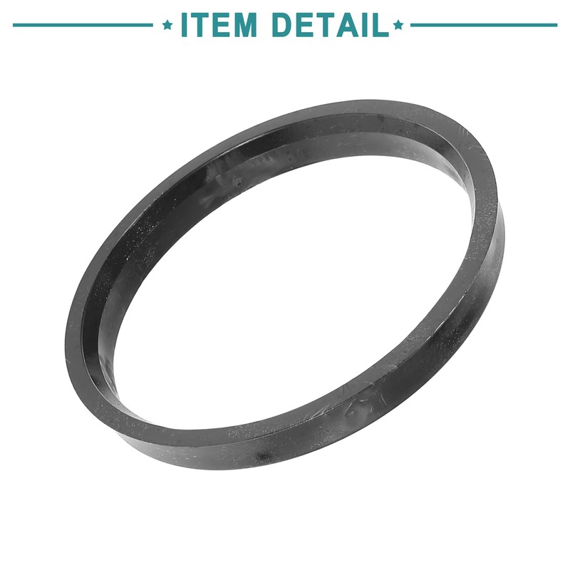 ACROPIX 78.1mm to 87.1mm Universal Hub Centric Rings Black -