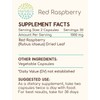 HerbEra Red Raspberry 60 Capsules, 500 mg, Red Raspberry (Rubus