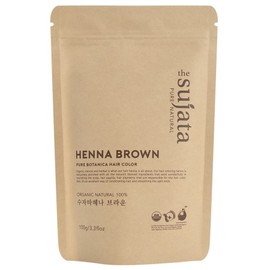 Sujata Henna 100g, brown, 1 piece / 수자타 헤나 100g, 브라운, 1개