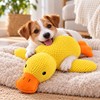 Squeaky Duck Plush Dog Toy for Interactive Play – Soft