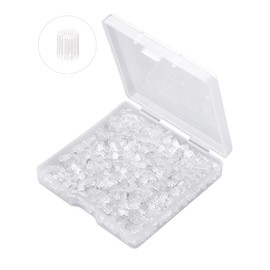 Rubber Earring Backs Soft Clear Earring Backings for Studs Hypoallergenic Silicone Earrings Backs Stopper Replacement for Women (1100 Pcs)