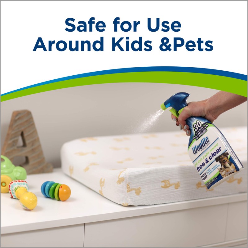Bissell Woolite Free & Clear, Pet Stain & Odor Remover,