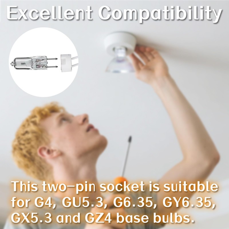 30pcs MR16 Light Socket Adapter for G4 LED & Halogen