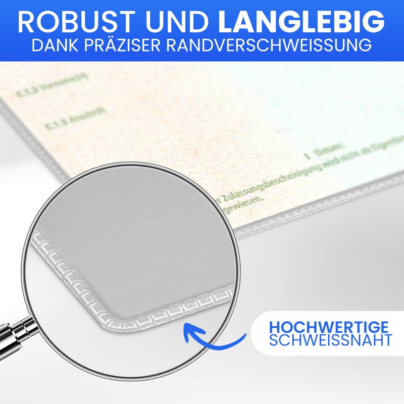 Creative Fox Vehicle Registration Certificate Covers - Parent, transparent, Minimalist