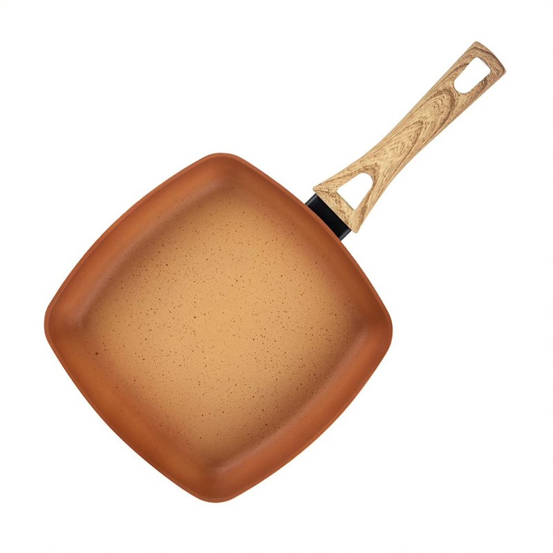 Hamilton Beach HBV111 11 Inch Forged Aluminum Terracotta Nonstick Coated
