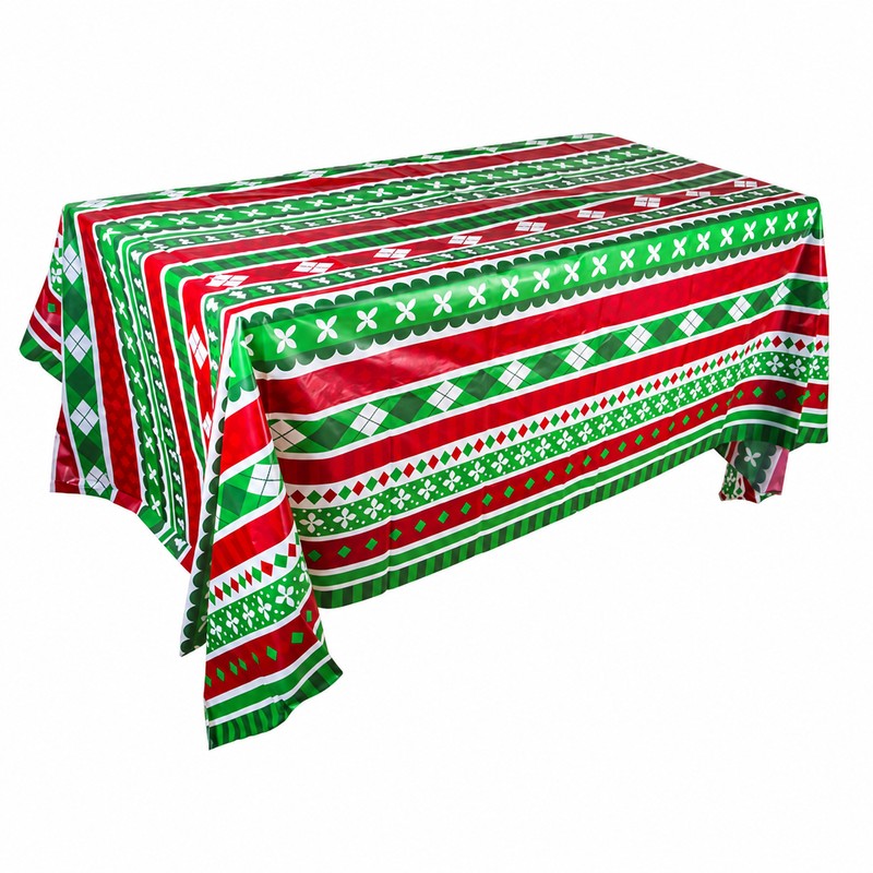 Halloween Plastic Tablecloth Set for Party Tables – 3-Pack Pumpkin,