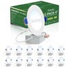 zouzai 12 Pack 4 Inch Ultra-Thin LED Recessed Ceiling Light