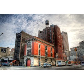 Model Scenery World "GHOSTBUSTERS" Firehouse Hook & Ladder Company #8 - N Scale - 1:160 - New York