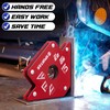 Spurtar Welding Magnets 6pcs 25lbs, Heavy Duty Welding Magnets and