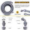 Wocloer Liquid-Tight Conduit, 1-1/4 inch 25 Foot Flexible Non Metallic