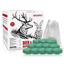 Deer Repellent Ball 12 Pcs: Effective Deer Deterrent for Garden, Protect Your Plants with Powerful Repellents Deer for Flowers, Shrubs & Trees