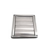 Square Stainless Steel Weather Guard with Moving Fins Pipe Connection