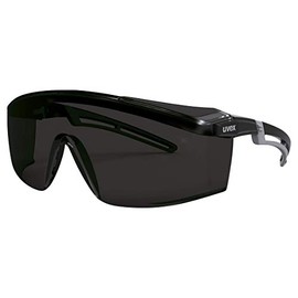 Uvex 9164387 Safety Glasses, Astrospec 2.0, Black/Grey