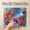 DAJDC Blue Marble Kitchen Glass Cutting Board Ocean Decorative Gift