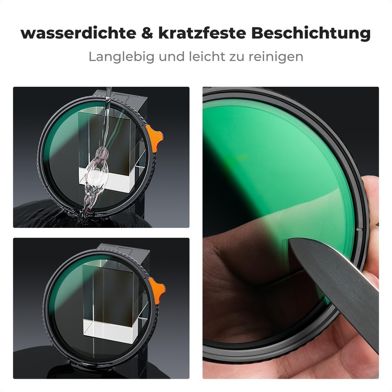 K&F Concept Nano X-Series Variable ND Filter ND3-ND1000 Neutral Density