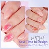 Short Almond Gel Nail Tips - BTArtbox Soft Gel Press