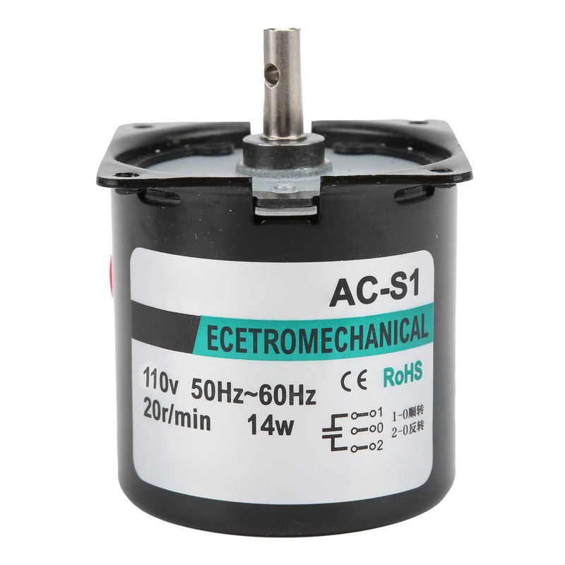 AC Synchronous Motor 14W Permanent Magnet 2Way High Torsion Central