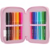 Depesche 10806 TOPModel Filled 3-Compartment Pencil Case Bling with Poodle