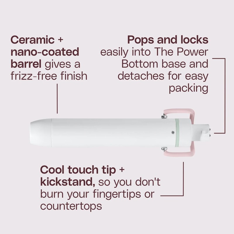 Mane 1.25 Inch Curling Wand Attachment - Versatile Hair Curling