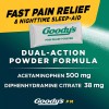 Goody's PM for Pain with Sleeplessness Nighttime Powder, 16 Powder