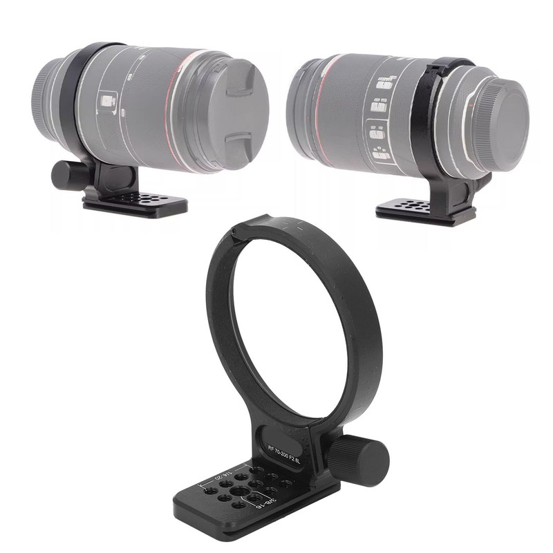 Tripod Mount Ring Aluminum Alloy Lightweight Lens Collar with 1/4inch