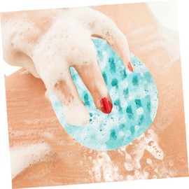 WOONEKY Efficient Back Scrubber Bath Back Sponge Body Cleaning Sponge Bath Supplies Shower Scrubber Anti-scratch Design 1pc