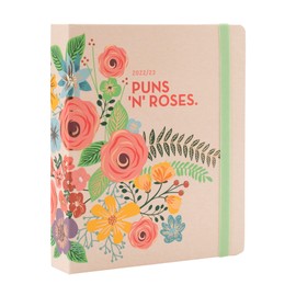 Kokonote Planner 2022 2023, Flowers Premium Diary 2022 2023, 17-Month Weekly Planner for Good Time Management, a Calendar for Your Routine, Personal Organiser