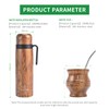 Yerba Mate Cup and Termo Set - Modern Mate Gourd,