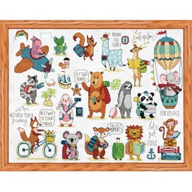 Design Works Crafts Inc. Let's Travel Counted Cross Stitch Kit