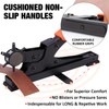 KingTool Desktop Leather Hole Punch Set, Super Heavy Duty Rotary